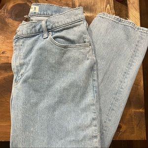 Abercrombie Curve Love 90’s ultra high rise straight jeans